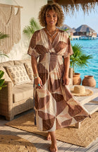 SMOCKED WAIST SURPLICE MAXI(MIXED COLOUR PACK)