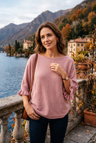 FRILL SLEEVE JUMPER