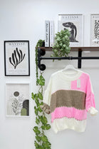 PATCH KNIT FRILL TOP (15302550126976)