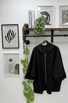 GOLD ZIP POCKET HOODED JACKET (15302642499968)