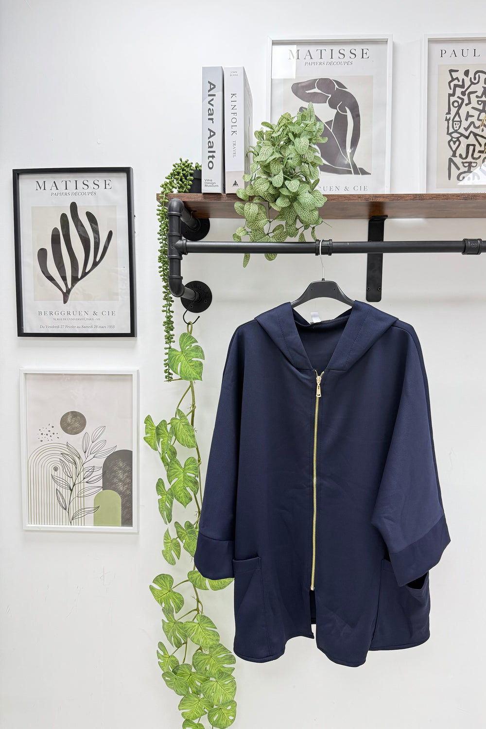 GOLD ZIP POCKET HOODED JACKET (15302641353088)