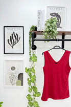 BASIC V-NECK VEST (15304837693824)