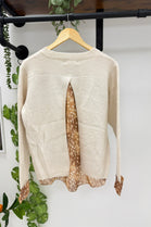 BAMBI PRINT SHIRT DETAIL JUMPER
