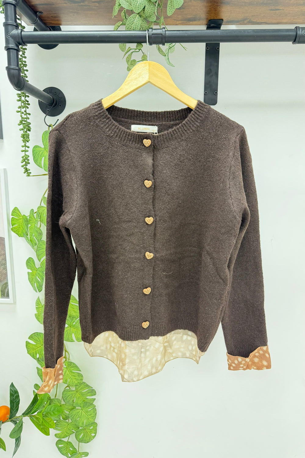 BAMBI PRINT SHIRT DETAIL JUMPER