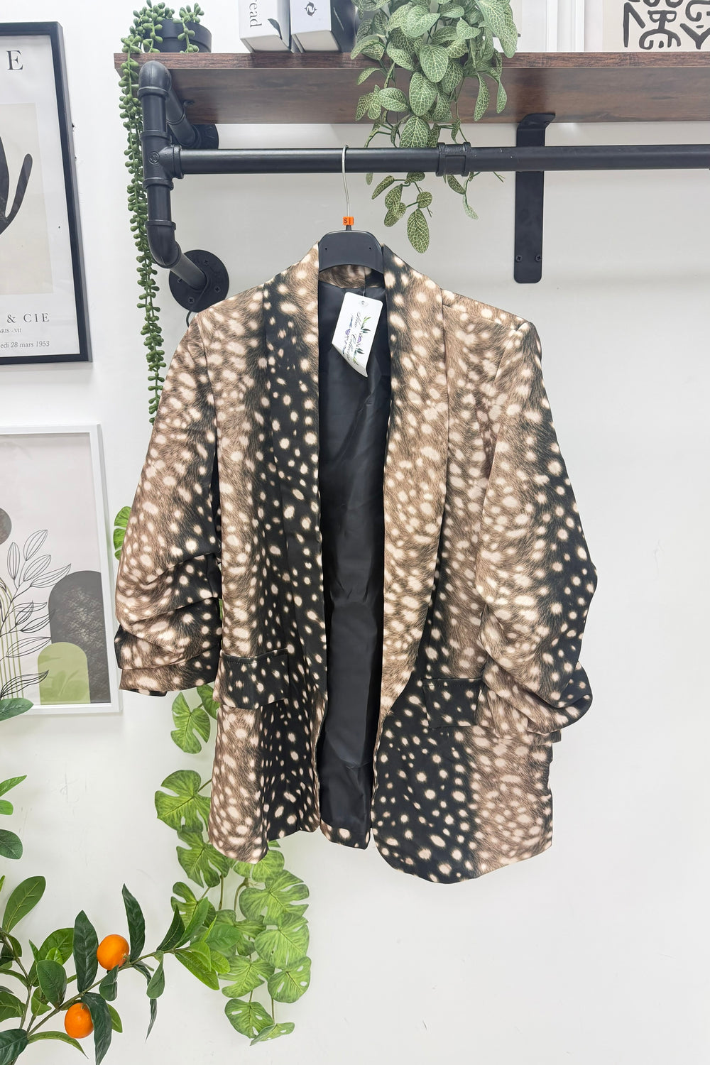 BASIC BAMBI PRINT BLAZER