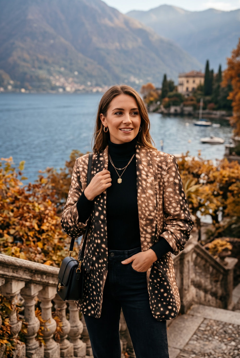 BASIC BAMBI PRINT BLAZER