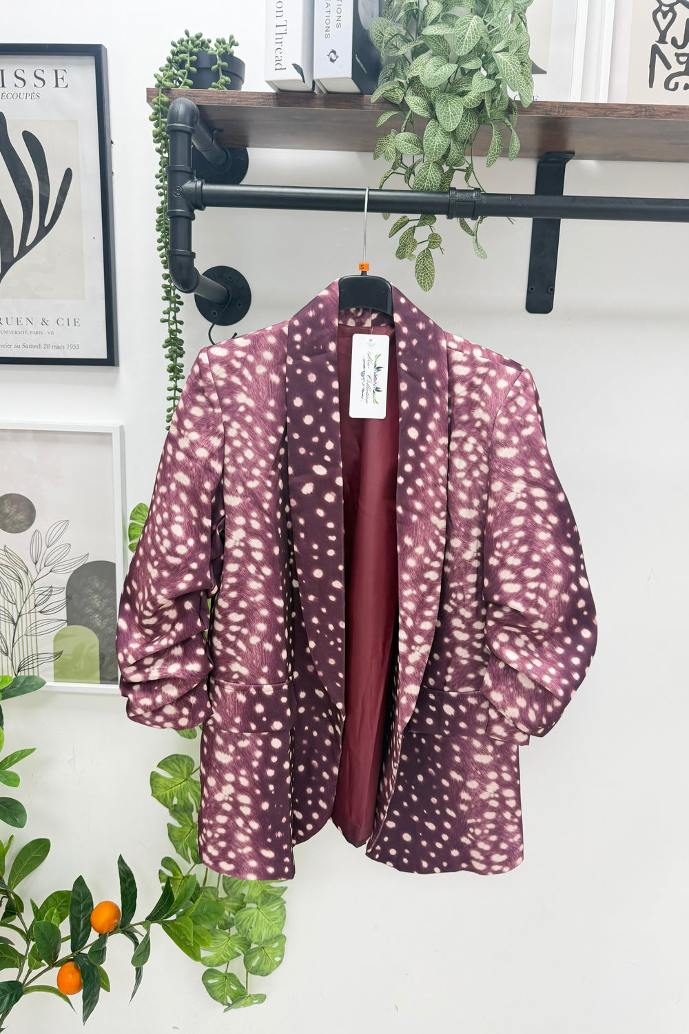 BASIC BAMBI PRINT BLAZER