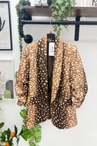 BASIC BAMBI PRINT BLAZER