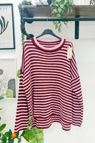 OVERSIZED STRIPED KNIT JUMPER