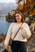 OVERSIZED CHUNKY CABLE KNIT JUMPER