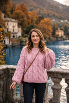 OVERSIZED CHUNKY CABLE KNIT JUMPER