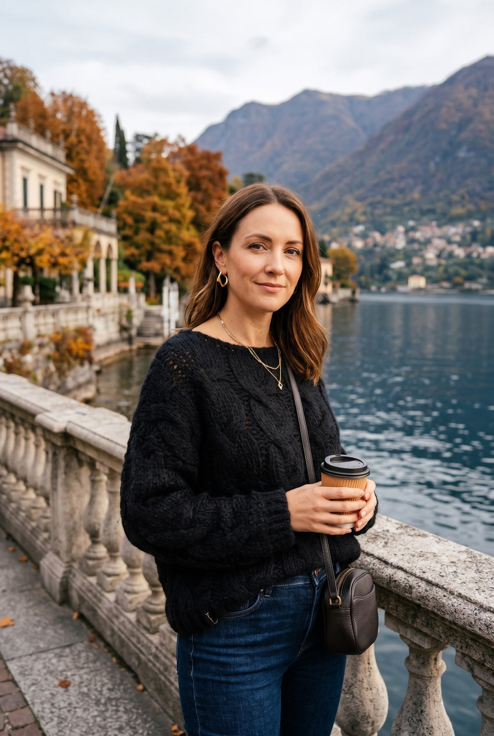 OVERSIZED CHUNKY CABLE KNIT JUMPER