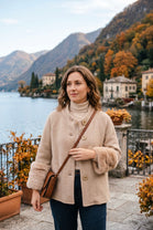 KNITTED FAUX FURR JACKET