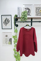 BROOKLYN SLOGAN 3D SWEAT TOP (15313583964544)