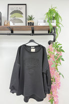 BROOKLYN SLOGAN 3D SWEAT TOP (15313588453760)