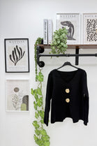 BIG GOLD BUTTON CUTOUT FRONT JUMPER (15313746985344)