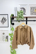OVERSIZED SUEDE JACKET (15329374830976) (15340521521536)