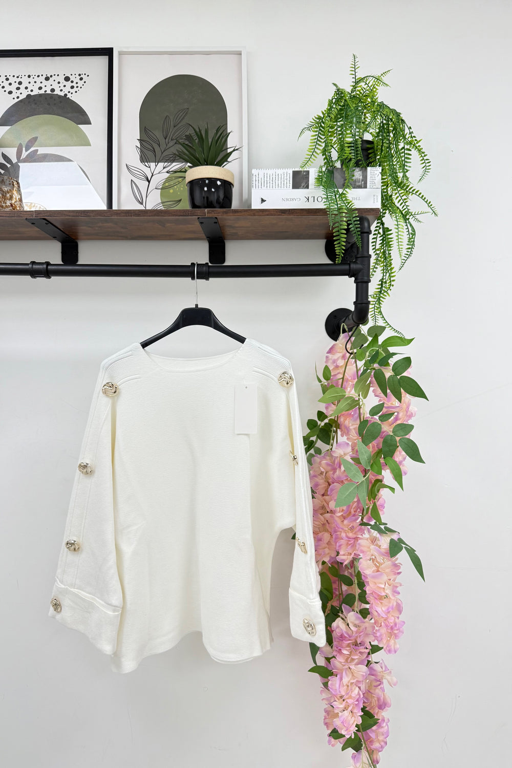 DETAIL BUTTON SLEEVE JUMPER (15329610826112)