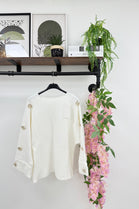 DETAIL BUTTON SLEEVE JUMPER (15329610826112)