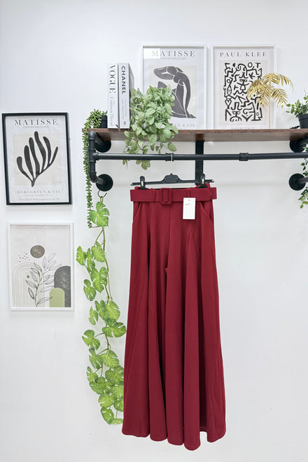 BELTED WIDE LEG TROUSER (15330429796736)