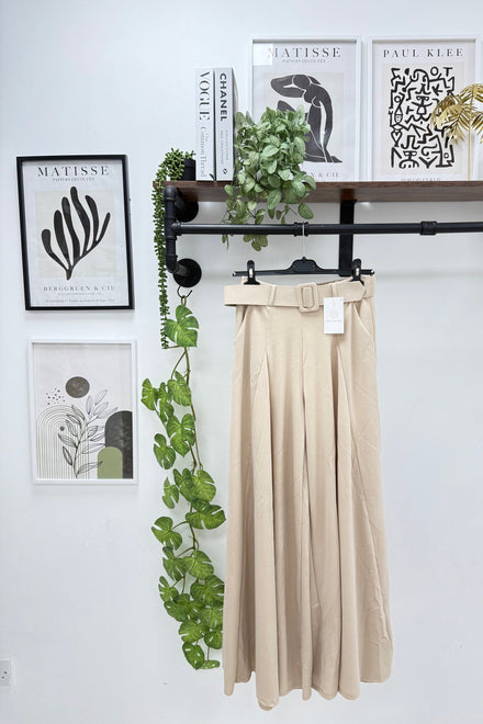 BELTED WIDE LEG TROUSER (15330426945920)