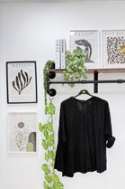 CABLE PATTERN V-NECK JUMPER (15329597260160)