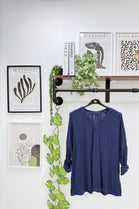 CABLE PATTERN V-NECK JUMPER (15329592836480)