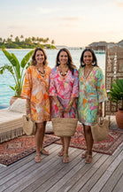 TROPICAL PRINT KAFTAN(MIXED PACK)