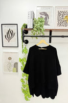 SCALLOP V-NECK OVERSIZED JUMPER (15334410649984)
