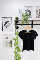 SOFTLINE  STRETCH CAP SLEEVE T-SHIRT (15342520893824)