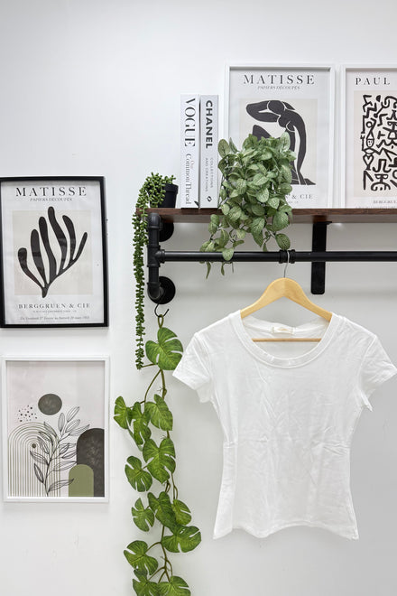 SOFTLINE  STRETCH CAP SLEEVE T-SHIRT (15342520500608)