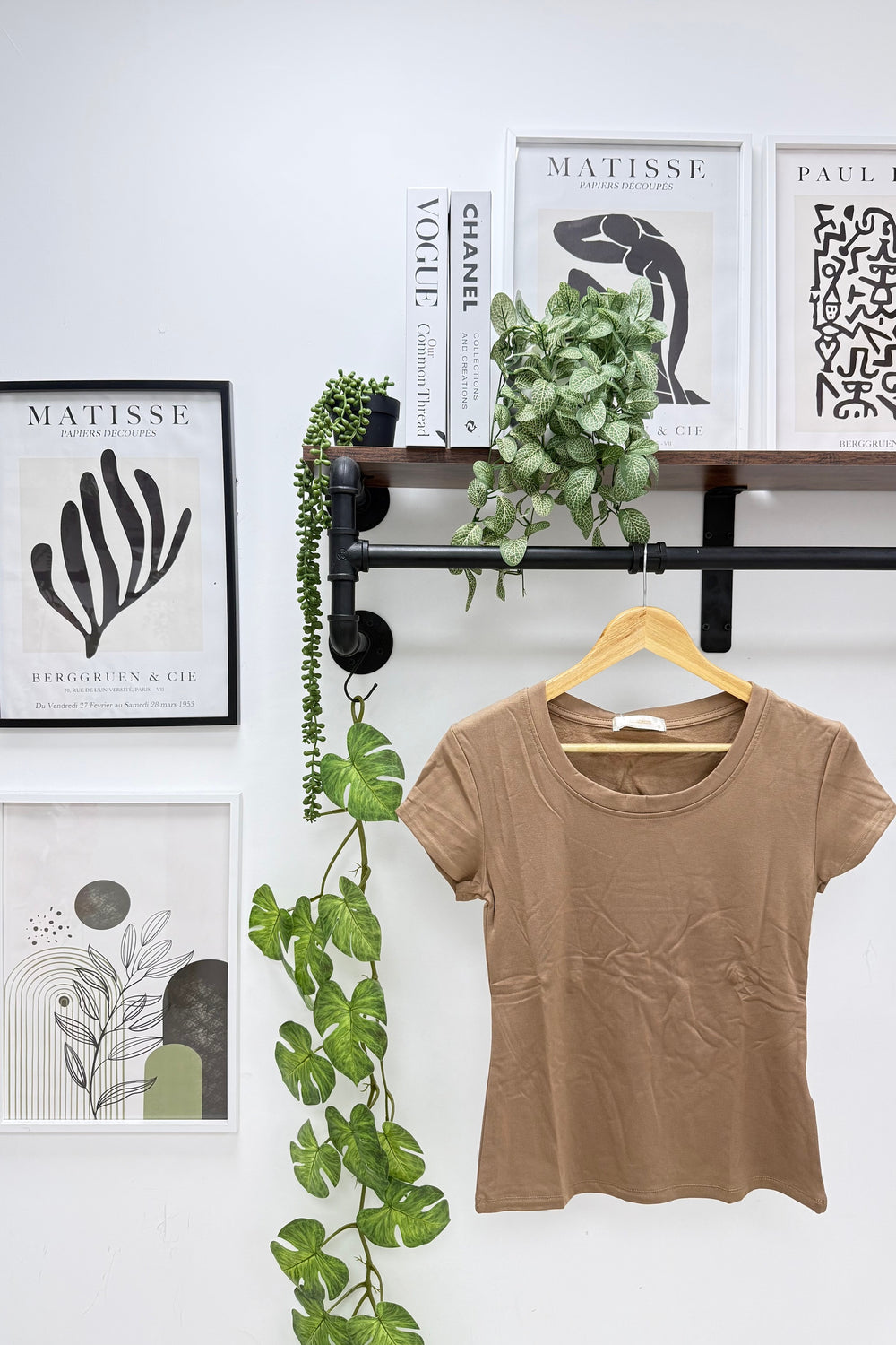 SOFTLINE  STRETCH CAP SLEEVE T-SHIRT (15342526792064)