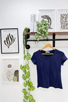 SOFTLINE  STRETCH CAP SLEEVE T-SHIRT (15342521876864)