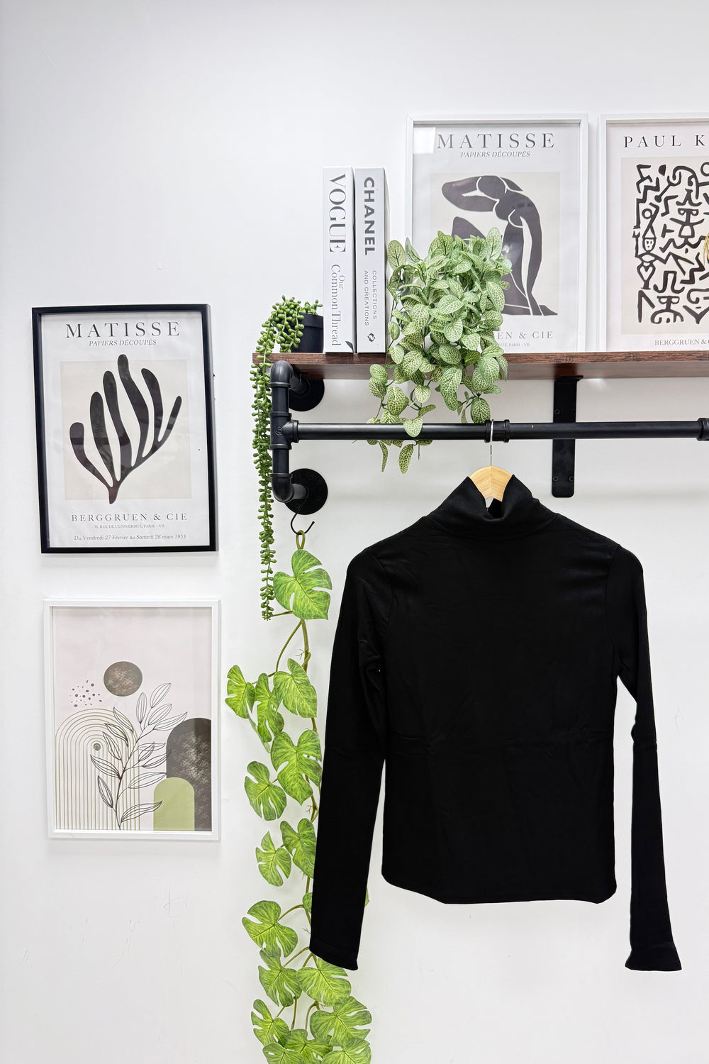 SOFT LINE STRETCH HIGH NECK T-SHIRT (15342541832576)