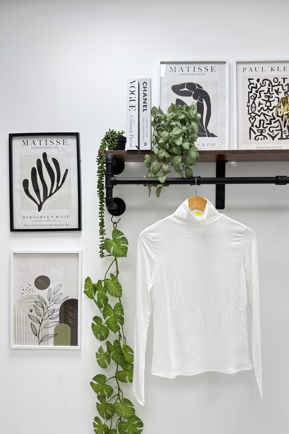 SOFT LINE STRETCH HIGH NECK T-SHIRT (15342539473280)