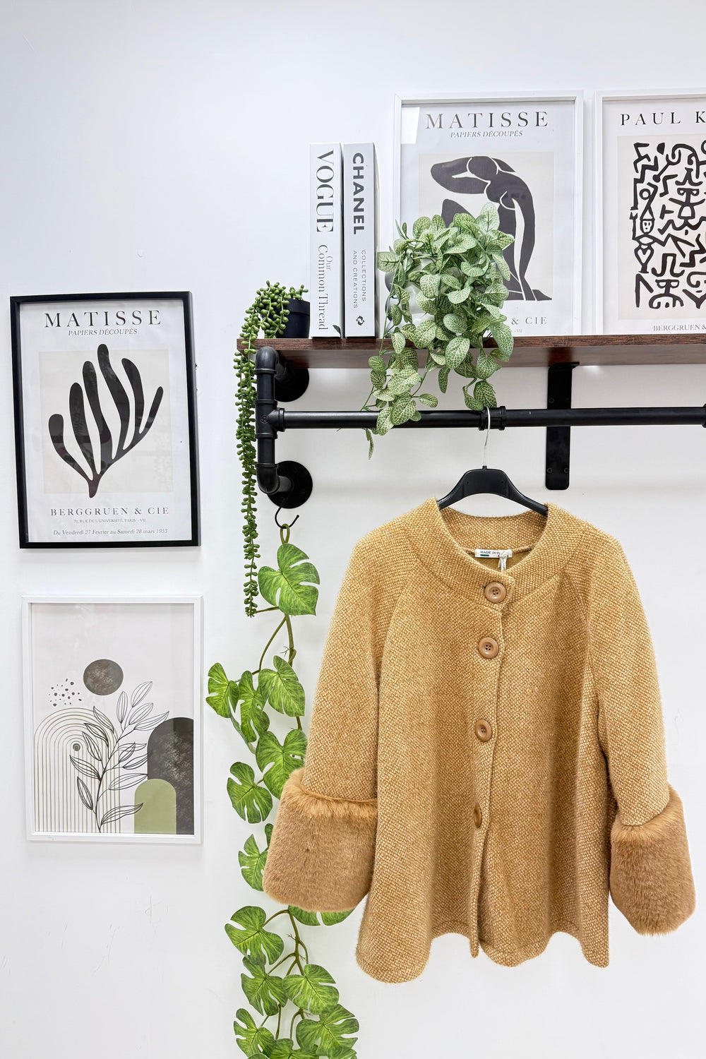 KNITTED FAUX FURR JACKET (15343859990912)
