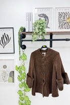 KNITTED FAUX FURR JACKET (15343857598848)