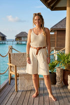 BERMUDA BELTED SHORTS