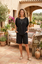 BRODERIE TRIM OVERSIZED TOP