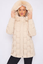 DIANA PATTERN PUFFA COAT (8765017030904)