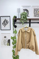 ZIP DETAIL JACKET (15347272483200)