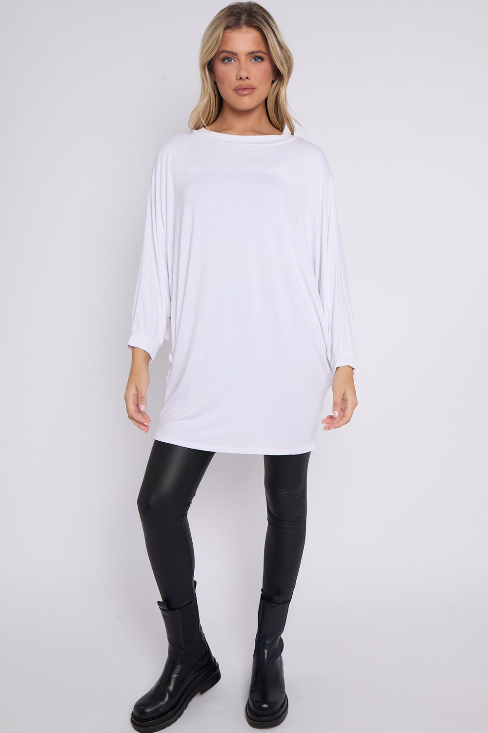 BALLOON SLEEVE OVERSIZED JESERY TEE (8244005961976)