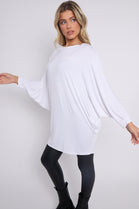 BALLOON SLEEVE OVERSIZED JESERY TEE (8244005961976)