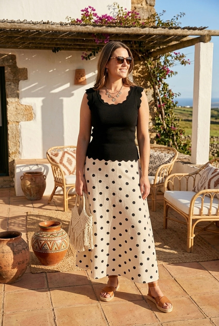 POLKA DOT SKIRT