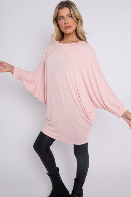 BALLOON SLEEVE OVERSIZED JESERY TEE (8244007174392)