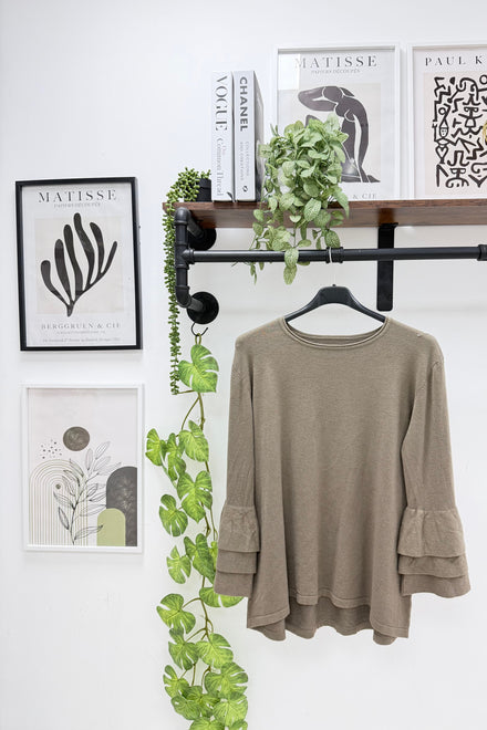 RARA SLEEVE PLAIN JUMPER (15347274678656)