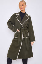 BELTED BLANKET STICH LONG COAT (8765170090232)