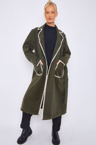 BELTED BLANKET STICH LONG COAT (8765170090232)