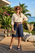 BERMUDA BELTED SHORTS