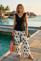FLORAL PRINT WIDE LEG TROUSER(MIXED COLOUR PACK)